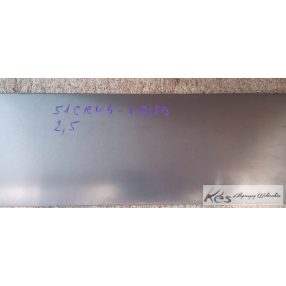 51CrV4 Rugóacél 2,5x125x500mm