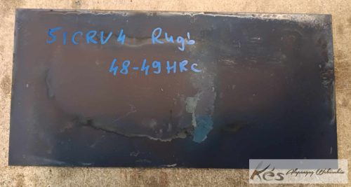 51CrV-4 - 4x125x250 mm Rugó @48-50 Hrc