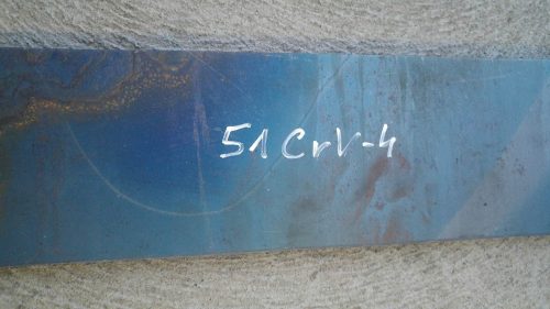 51CrV4 Rugóacél 6x50x990mm Lézervágott
