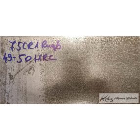 75Cr1 - 3,2x127x253mm Rugó köszörült foltos @49-50 Hrc