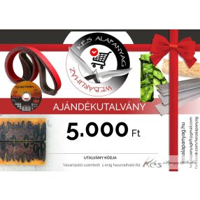 Ajándékutalvány 5.000 Ft értékben