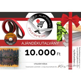 Ajándékutalvány 10.000 Ft értékben