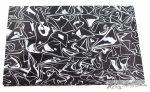 Akril tábla Fehér-Fekete markolatanyag 10x160x240mm