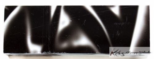 Akril Fekete-Fehér Orca Tömb 25x40x120mm