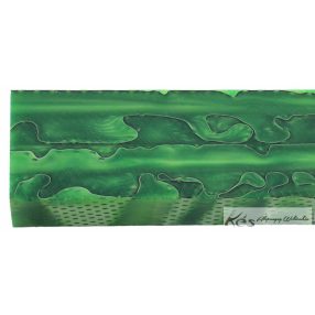 Akril Zöld-Hálós-Fehér Tömb 30x47x130mm
