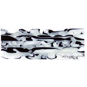 Akril Fekete-Fehér-hullám Tömb 30x47x130mm