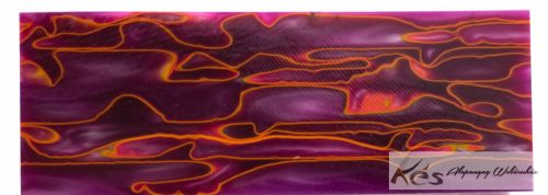 Akril Narancs-Viola-Sárga Tömb 30x47x130mm