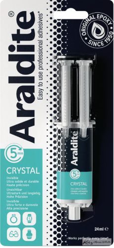 Araldite® Crystal (víztiszta 5 perc) 2x12ml ikerfecskendő