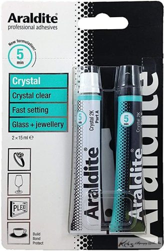 Araldite® Crystal (víztiszta 5 perc) 2x15ml tubus
