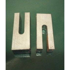   Baknianyag hasított 9,5x15x38mm hasítás 4,3x24mm 1.4301 Saválló acél