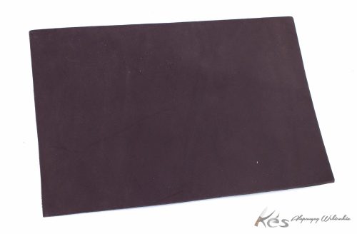 Bőr anyag 3+ x200x250mm barnára festett növenyi cserésű marhabőr