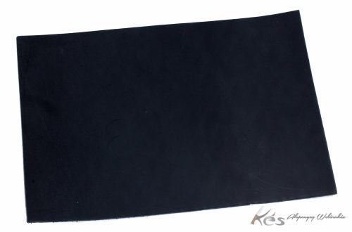 Bőr anyag 3+x250x340mm Fekete színűre festett növenyi cserésű marhabőr