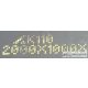 D2 - K110 2,5x115x500mm Késacél