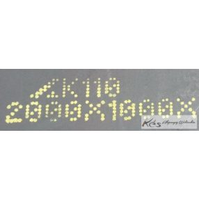 D2 - K110 2,5x50x500mm Késacél