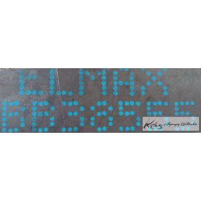 Elmax rozsdamentes acél - 2,5x85x500 mm