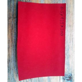 VulcanFíber 0,5x120x170mm -Élénkvörös Extra !