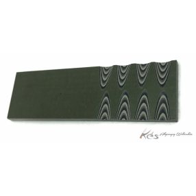 G10 6,7x40x130mm Oliva/Fekete/Bézs rétegelt panelpár