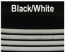 G10 4,8x41x125mm Fekete-Fehér rétegelt pár(USA)