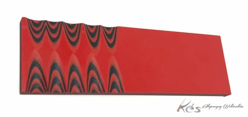 G10 Piros fekete Tábla 5,3x175x250mm 