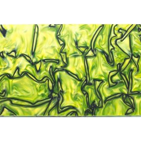 Kirinite Toxic Green 6,5x160x240mm panel tábla