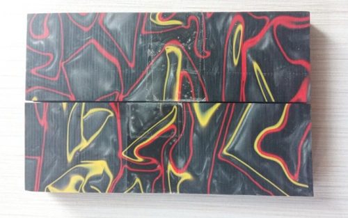 Kirinite Grafit/piros/sárga 6,5x40x130mm Panelpár
