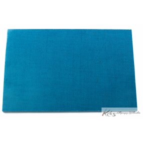 Zsák(Juta)Micarta Aqua kék tábla 9x160x240mm