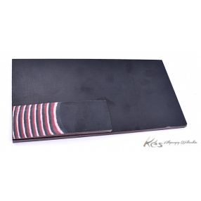 Vászon Micarta Stone/Fekete/Piros tábla 8x120x240mm