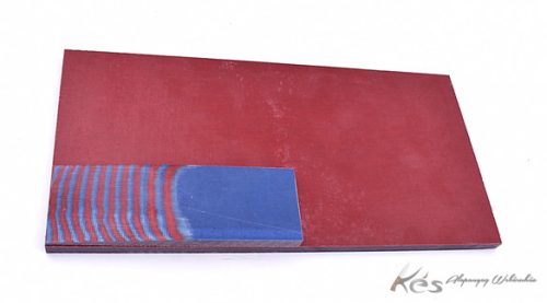 Vászon Micarta Kék/Piros tábla 8x120x240mm