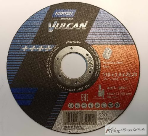 Norton Vulcan++++ Vágókorong 115x1x22mm