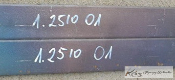O1 - 100MnCrW4 acél - 4x40x250 mm