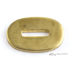 Sárgaréz bakni 19x30x3mm kivágott(3,2x13)