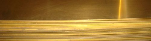 Sárgaréz Lemez 1x125x500mm