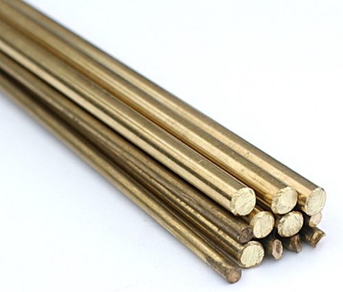 Sárgaréz szegecsanyag rúd D2x200mm