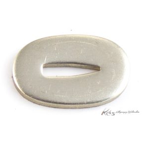 Alpakka bakni 19x30x3mm V-kivágott(3,2x15)