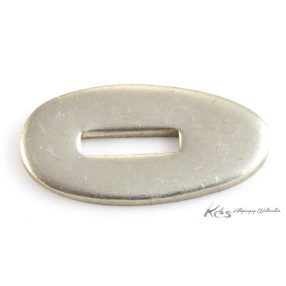 Alpakka újtámaszos bakni 18x35x3mm kivágott(3,2x14)