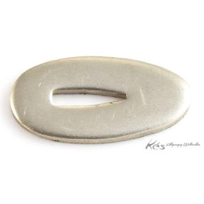 Alpakka újtámaszos bakni 18x35x3mm V-kivágott(3x19)