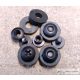 Kydex Chicago csavar Phillips D fej fekete D8,6/d5x4mm /Rövid(5db)