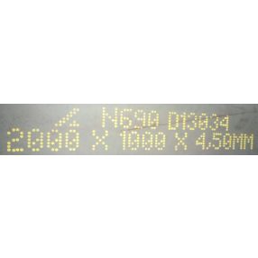 N690 4,8x60x505 mm, Rozsdamentes késacél