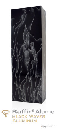 Raffir®  Waves Alume black panelpár 8x40x120mm